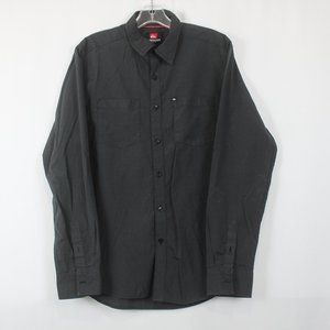 Quick Silver Button Up Long Sleeve Button Up Size: S/P/CH Color: Charcoal